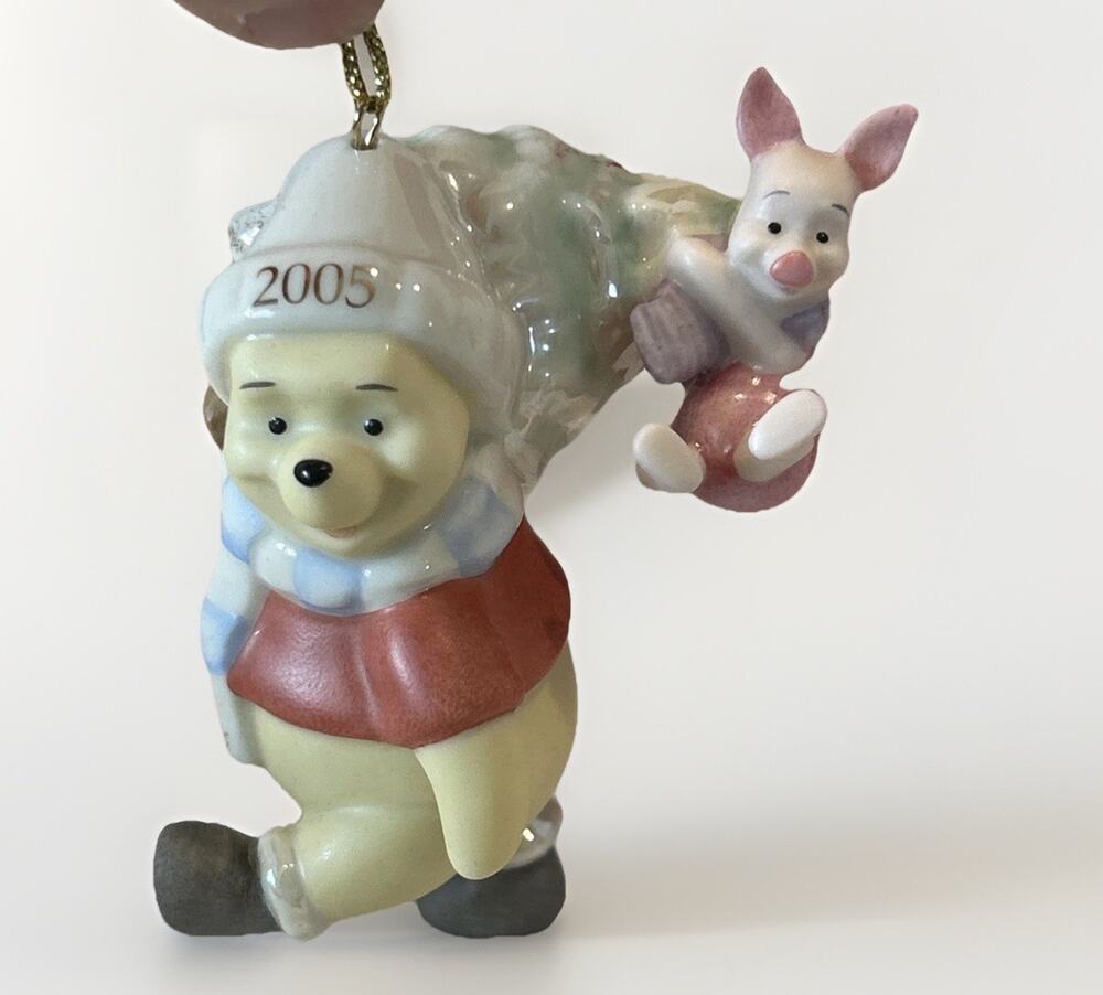Lenox Disney Christmas Ornament "A Tree For Pooh and Piglet"